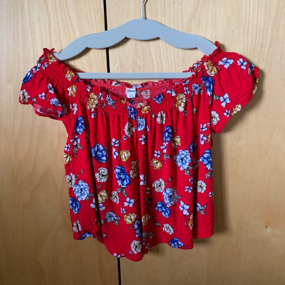 Garage Off Shoulder Top